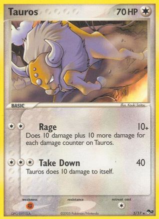 Tauros (5/17) [POP Series 2] Holofoil