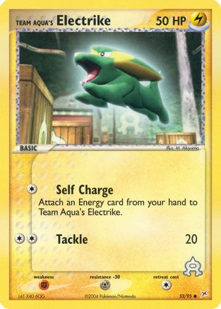 Team Aqua's Electrike (53/95) [EX: Team Magma vs Team Aqua] Reverse Holofoil