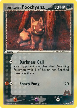 Team Magma's Poochyena (66/95) [EX: Team Magma vs Team Aqua] Reverse Holofoil