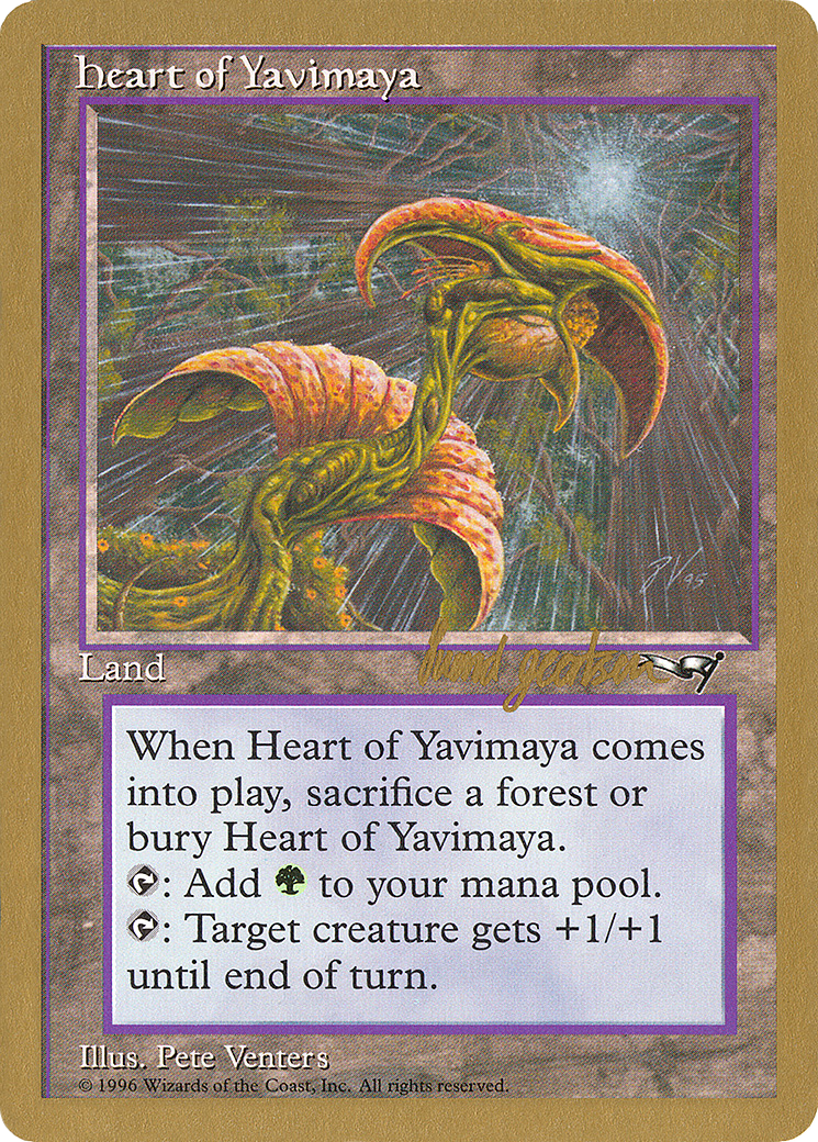 Heart of Yavimaya - 1997 Svend Geertsen (ALL) (Retro) - World Championship Decks 1997