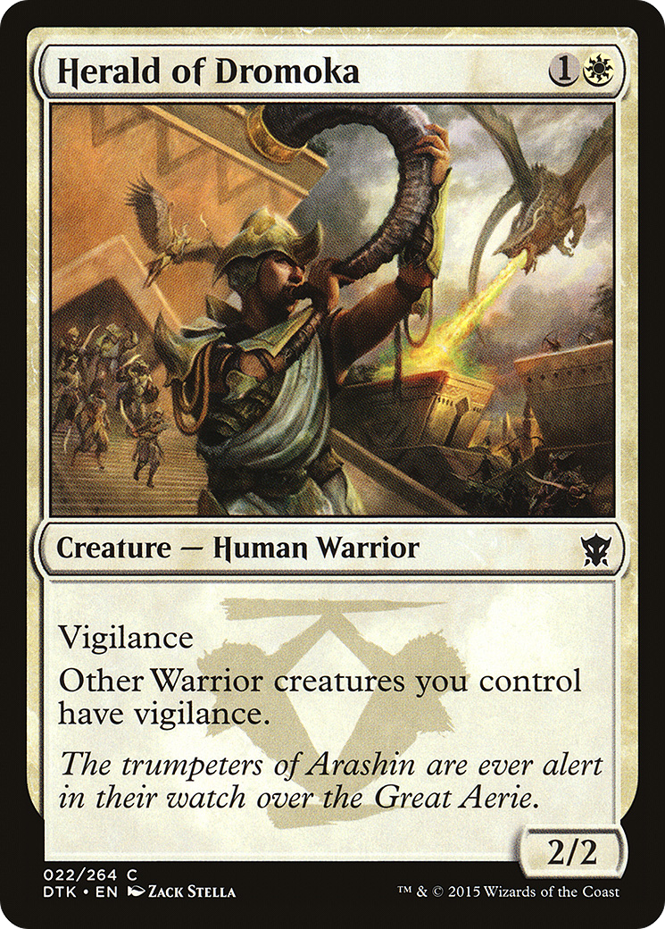 Herald of Dromoka (022) Foil - Dragons of Tarkir