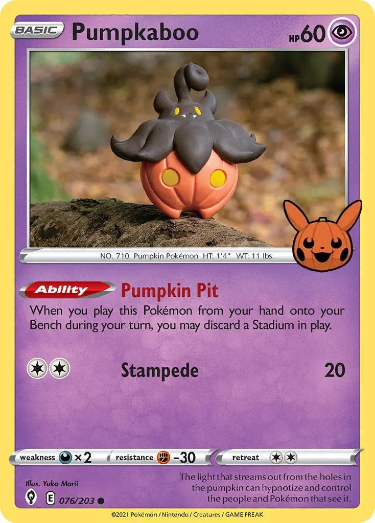 Pumpkaboo (076/203) [Trick or Trade] | Silver Goblin