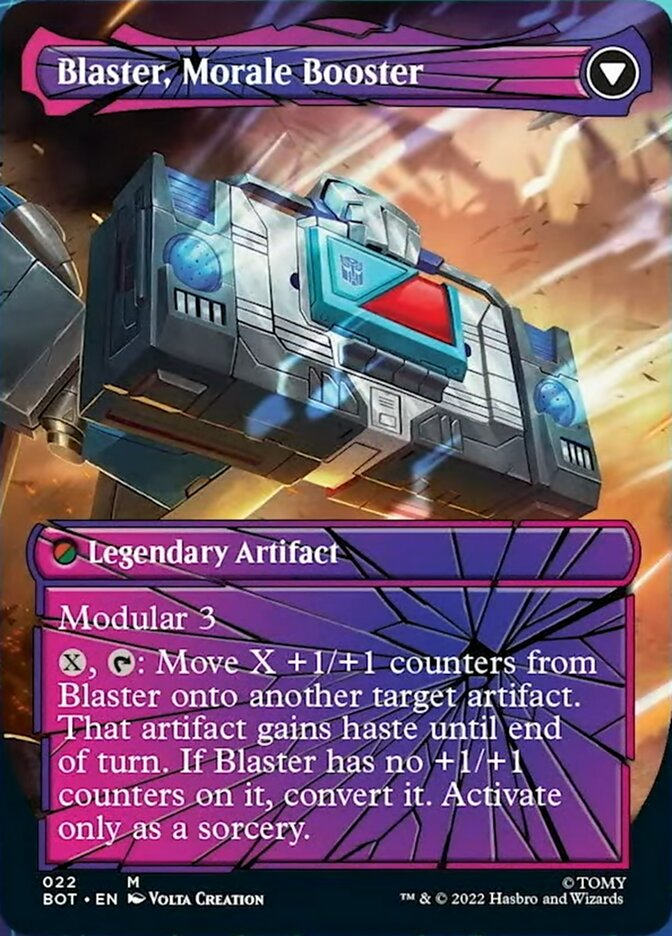 Blaster, Combat DJ // Blaster, Morale Booster (022) - Transformers