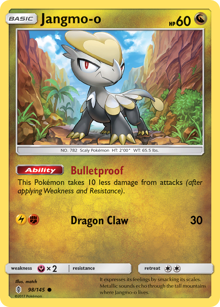 Jangmo-o (98/145) [Sun & Moon: Guardians Rising] | Silver Goblin