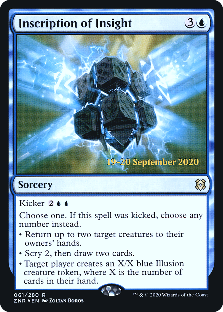 Inscription of Insight (061) Foil - Zendikar Rising Promos
