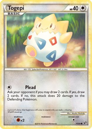 Togepi (70/90) [HeartGold & SoulSilver: Undaunted] Reverse Holofoil