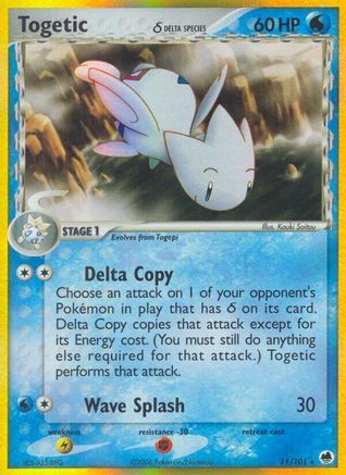 Togetic (Delta Species) (11) Holofoil - Dragon Frontiers