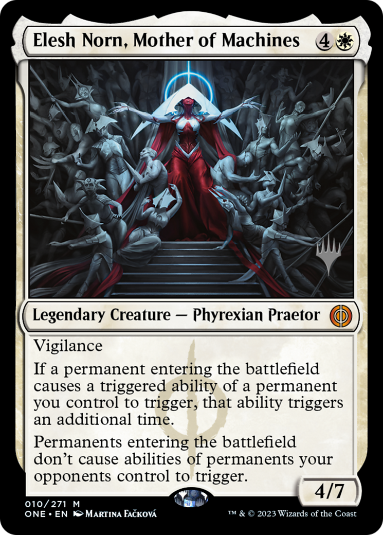 Elesh Norn, Mother of Machines (10p) - Phyrexia: All Will Be One Promos