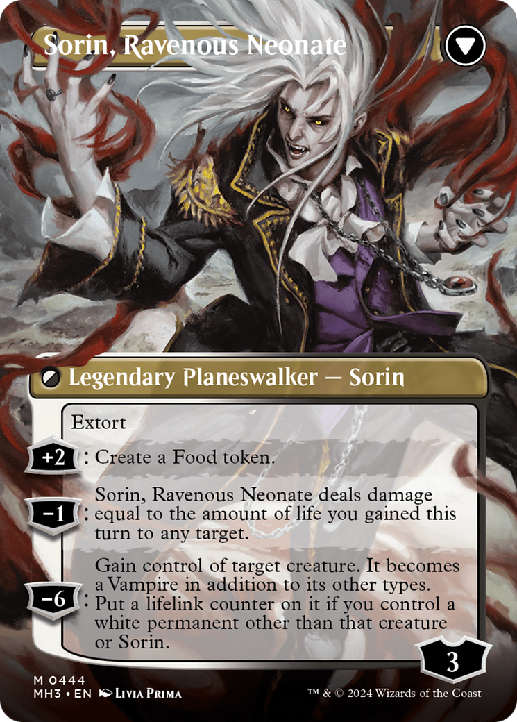 Sorin of House Markov // Sorin, Ravenous Neonate(Borderless) (444)
