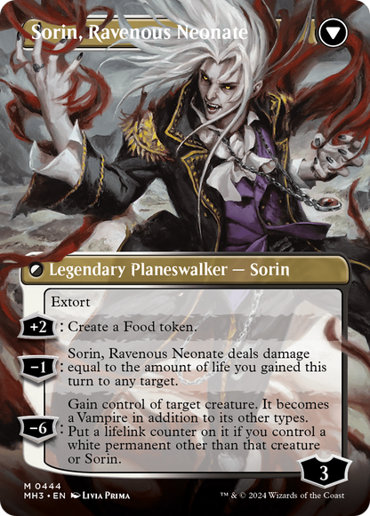 Sorin of House Markov // Sorin, Ravenous Neonate(Borderless) (444)