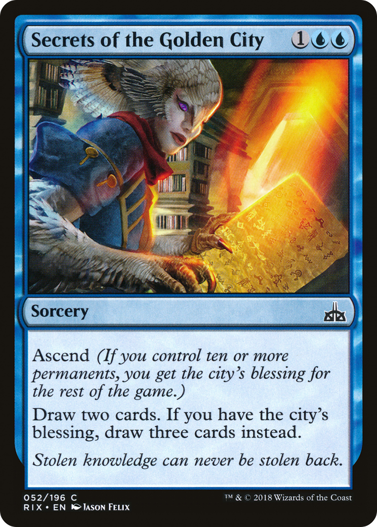 Secrets of the Golden City (052) Foil - Rivals of Ixalan