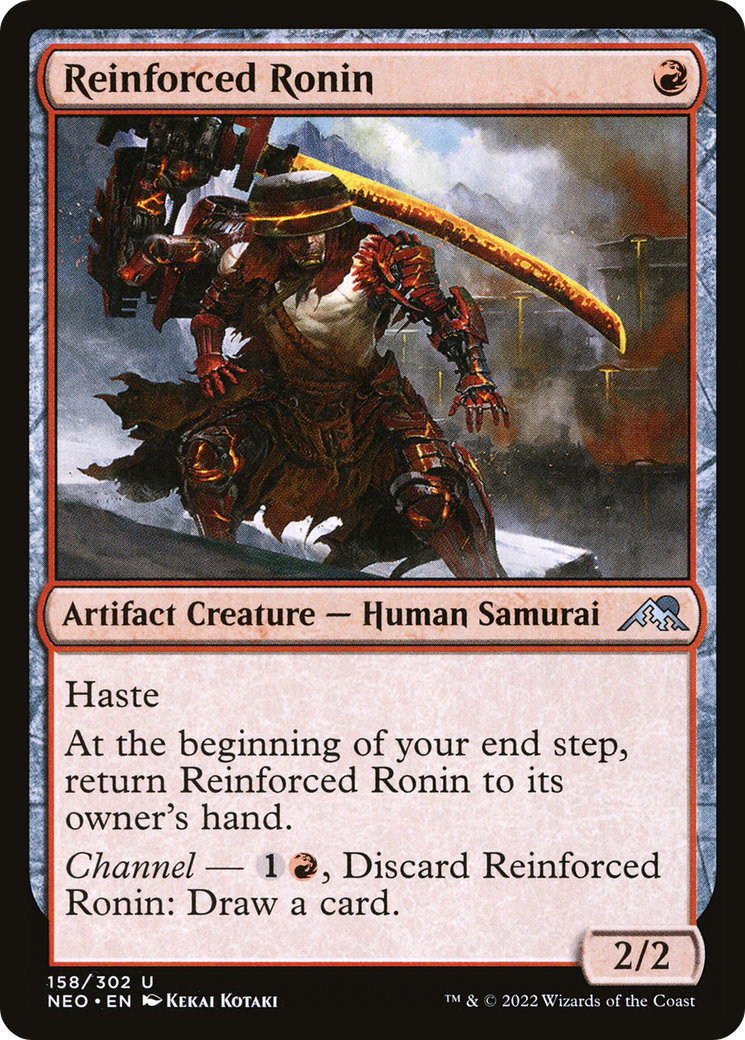 Reinforced Ronin (158) - Kamigawa: Neon Dynasty