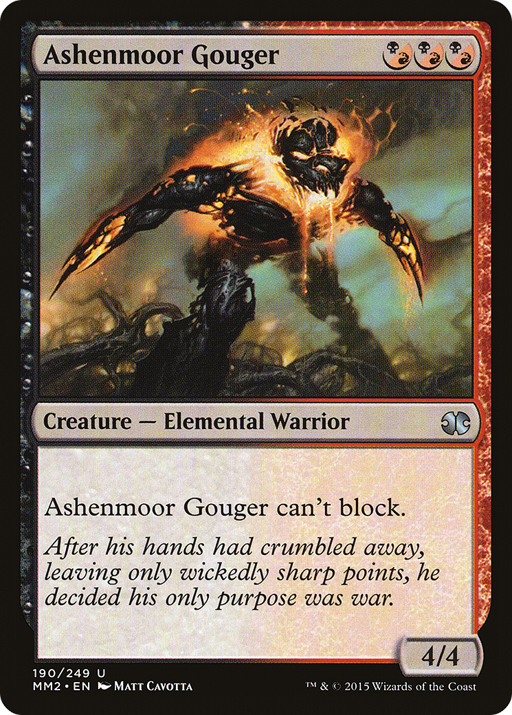 Ashenmoor Gouger (190) Foil - Modern Masters 2015