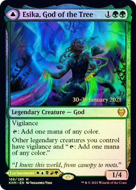 Esika, God of the Tree (168) Foil - Kaldheim Promos