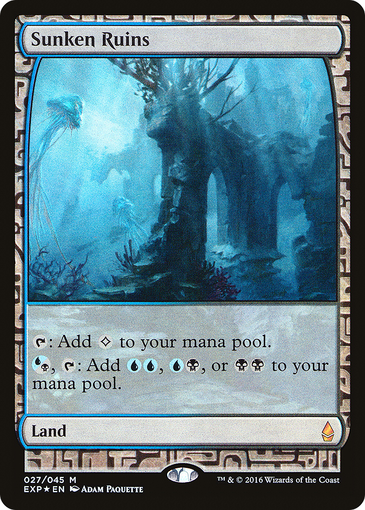 Sunken Ruins (027) Foil - Zendikar Expeditions