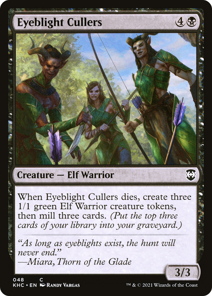 Eyeblight Cullers (048) - Kaldheim Commander