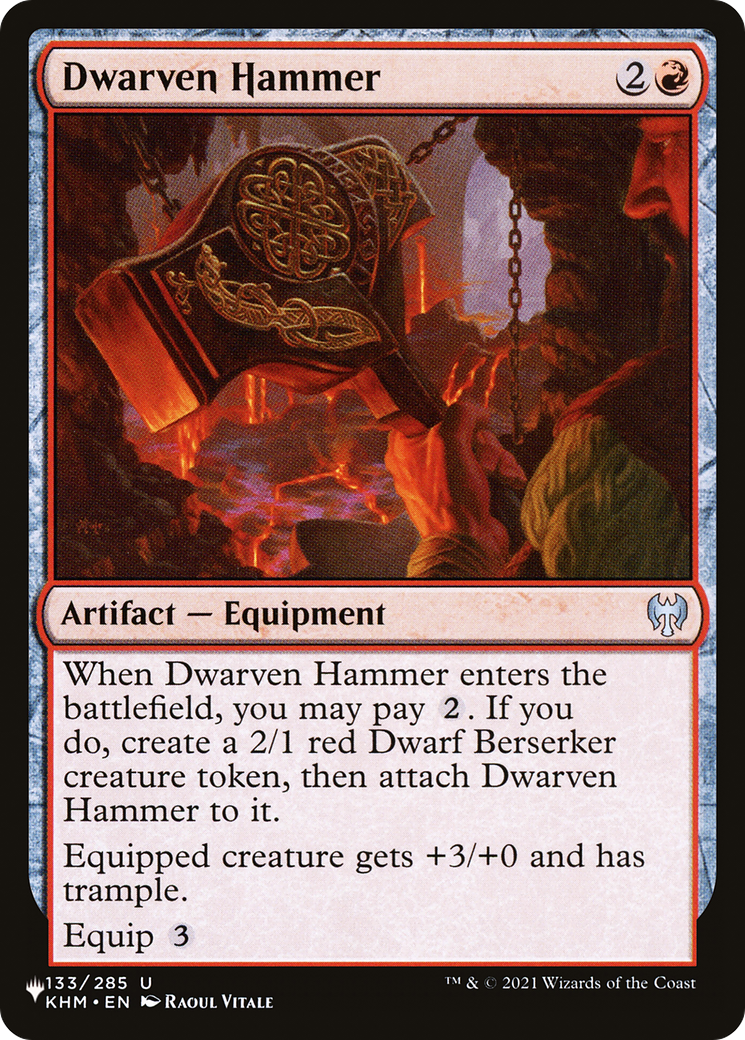 Dwarven Hammer (KHM-133) - The List