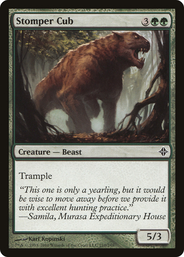 Stomper Cub (210) Foil - Rise of the Eldrazi
