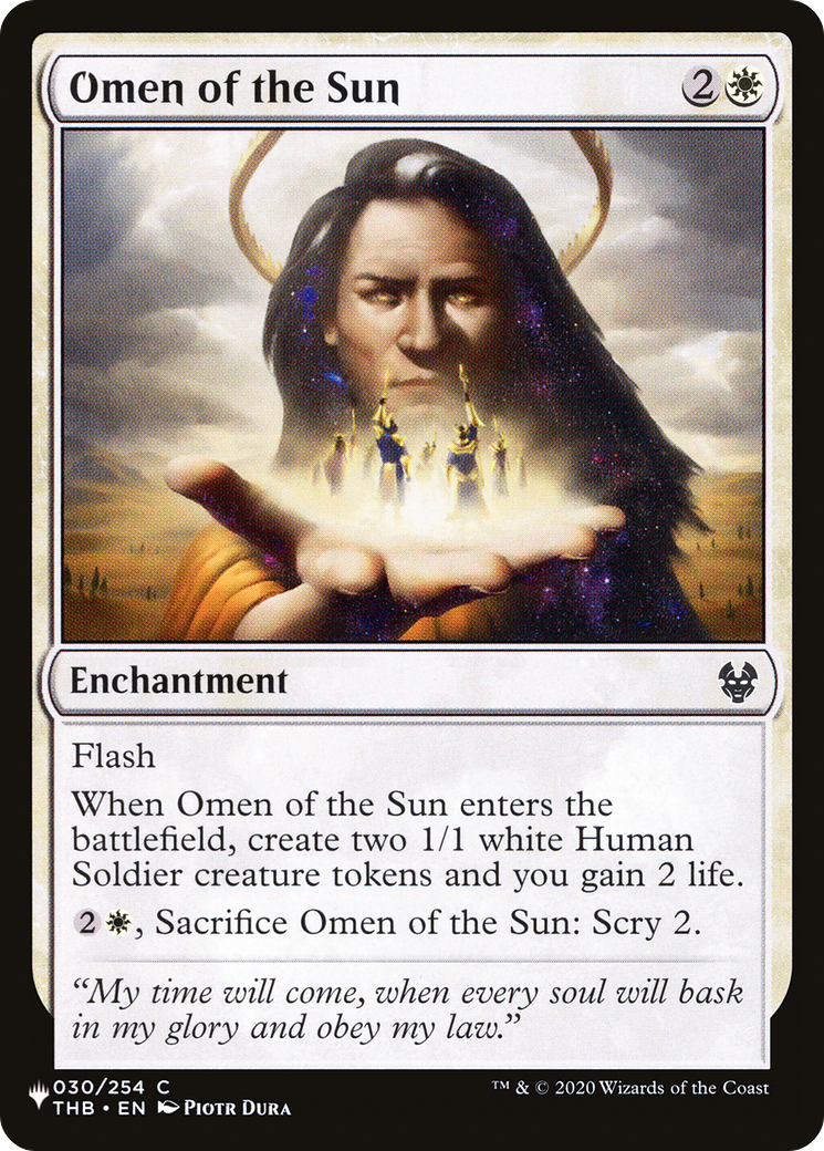 Omen of the Sun [The List] | Silver Goblin