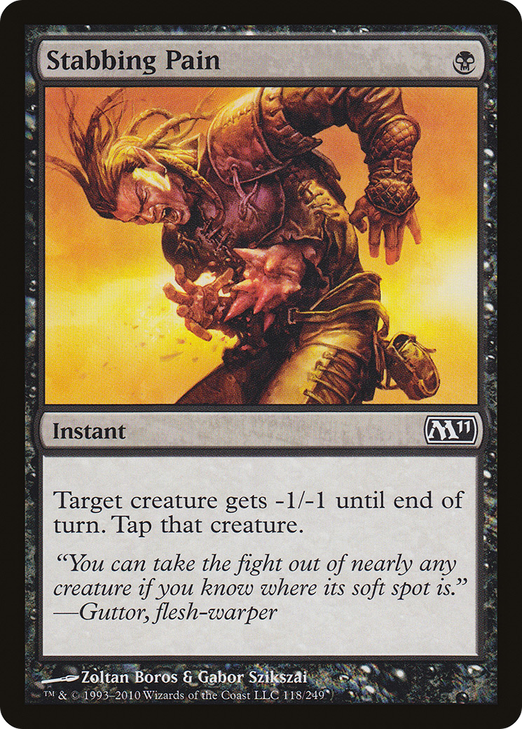 Stabbing Pain (118) Foil - Magic 2011