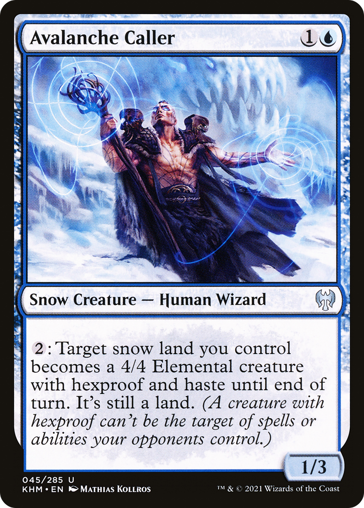 Avalanche Caller (045) Foil - Kaldheim
