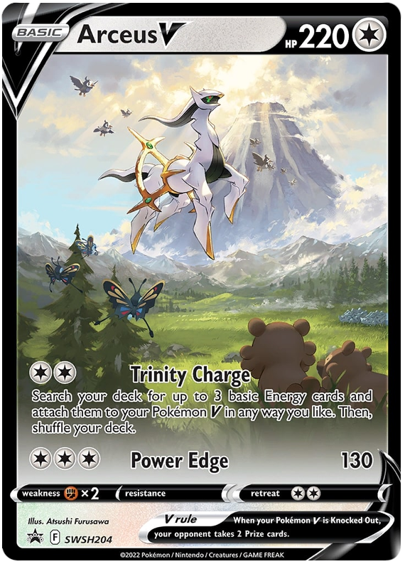 Arceus V (SWSH204) [Sword & Shield: Black Star Promos] | Silver Goblin