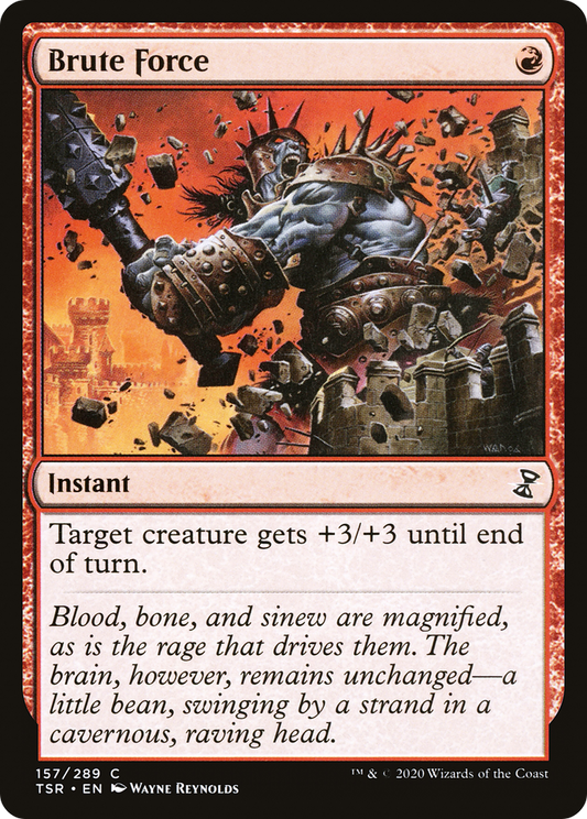 Brute Force (157) Foil - Time Spiral Remastered