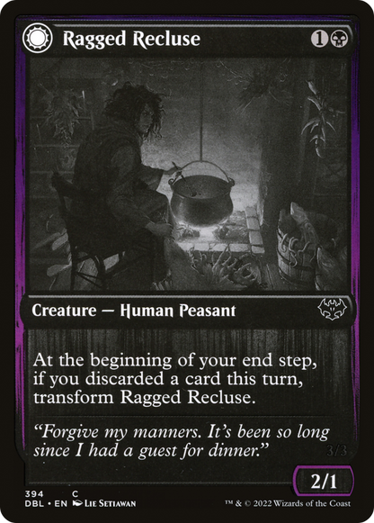 Ragged Recluse (394) Foil - Innistrad: Double Feature