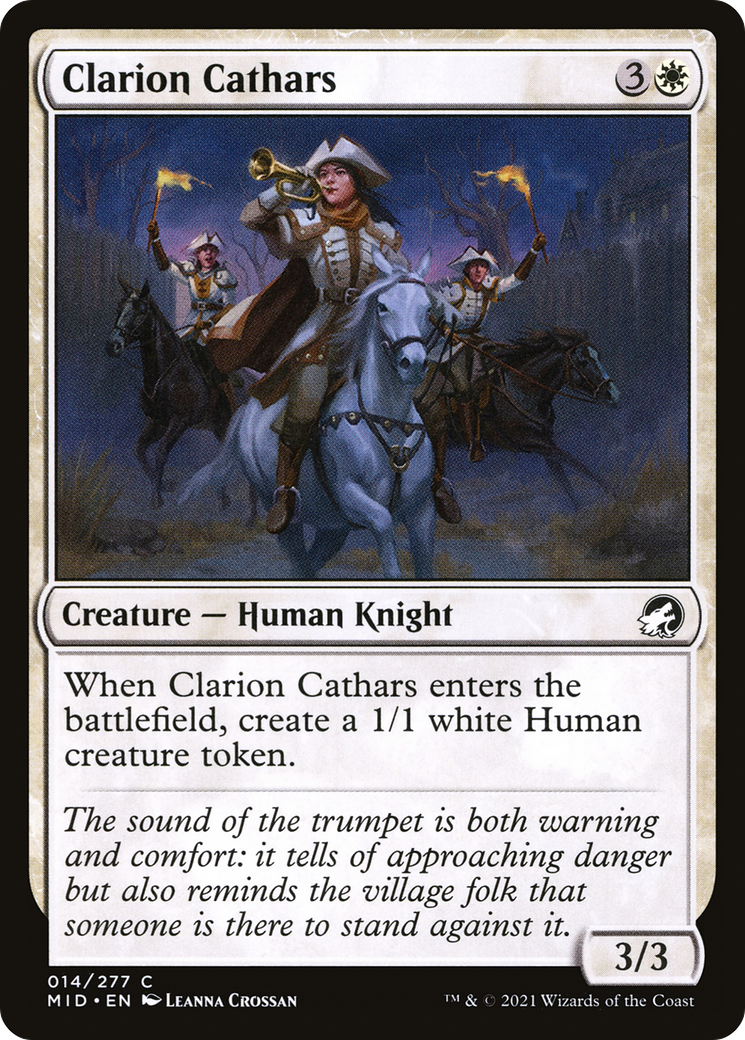 Clarion Cathars (014) - Innistrad: Midnight Hunt
