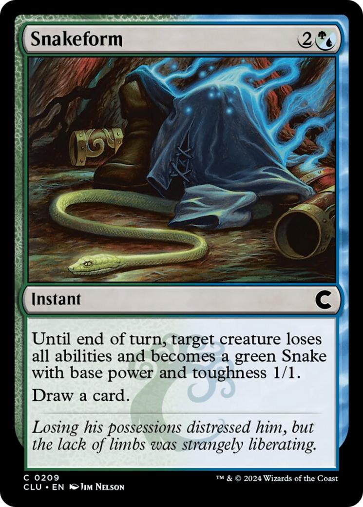 Snakeform [Ravnica: Clue Edition] | Silver Goblin