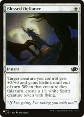 Blessed Defiance [The List Reprints] | Silver Goblin