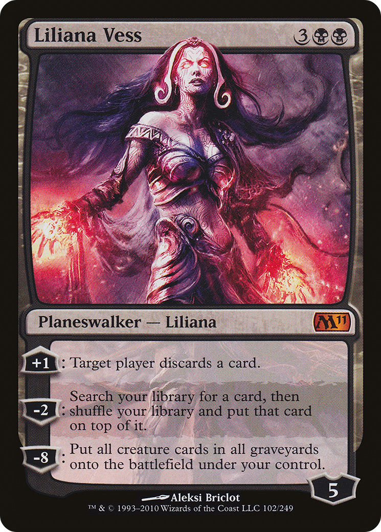 Liliana Vess (102) Foil - Magic 2011