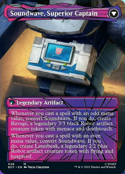 Soundwave, Sonic Spy (Shattered Glass) (028) - Transformers