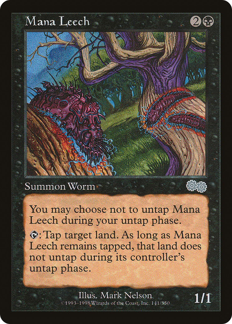 Mana Leech [Urza's Saga] | Silver Goblin