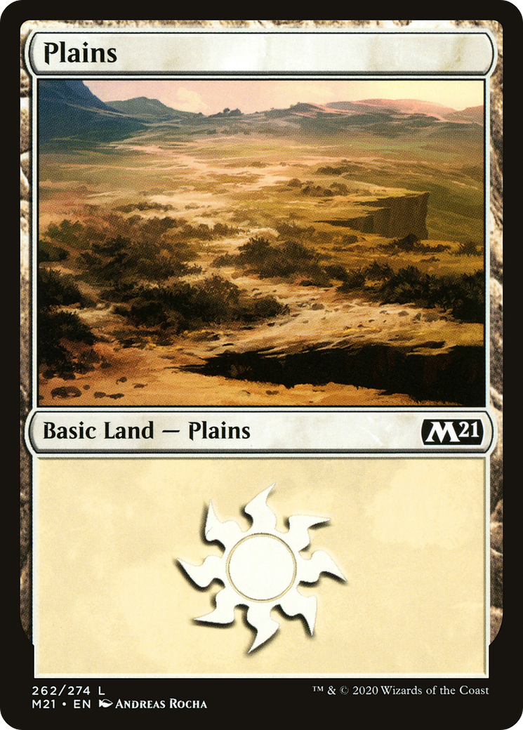 Plains (262) Foil - Core Set 2021