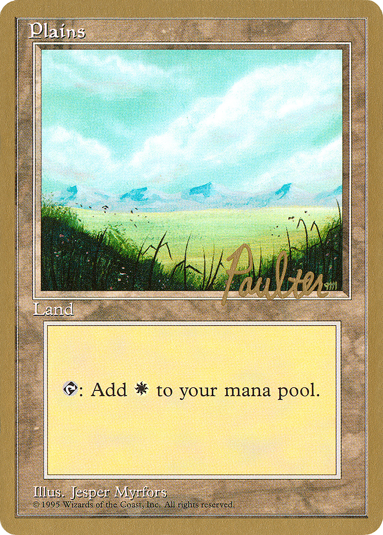 Plains (C) - 1996 Preston Poulter (4ED) - Pro Tour Collector Set