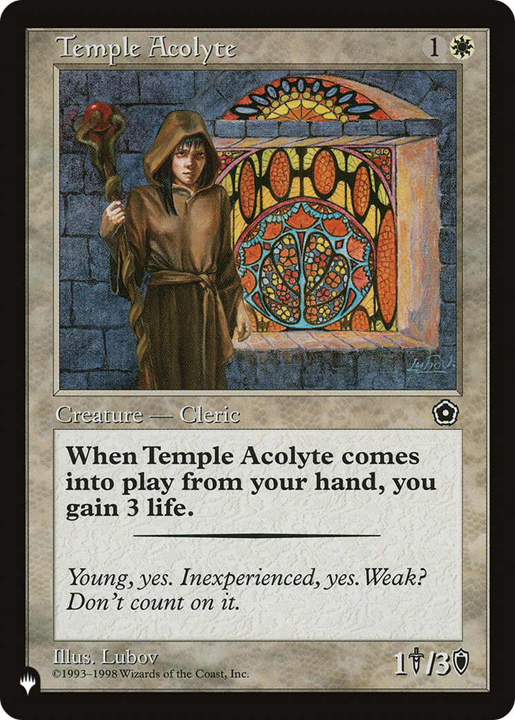 Temple Acolyte [The List Reprints] | Silver Goblin