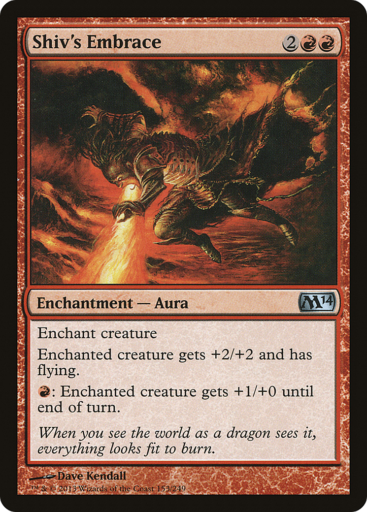 Shiv's Embrace (153) Foil - Magic 2014