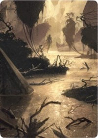 Murkwater Pathway Art Card [Zendikar Rising Art Series] | Silver Goblin