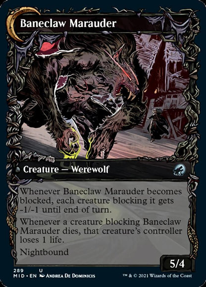 Baneblade Scoundrel // Baneclaw Marauder (Showcase) (289) - Innistrad: Midnight Hunt