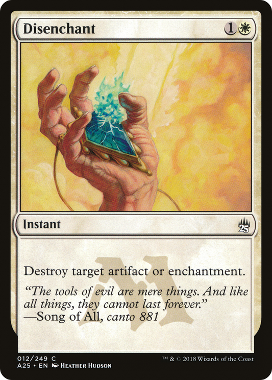 Disenchant (012) Foil - Masters 25