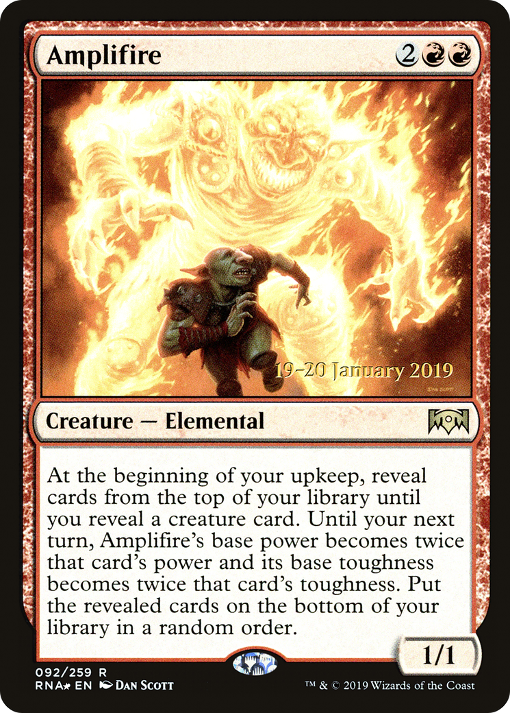 Amplifire (92s) Foil - Ravnica Allegiance Promos