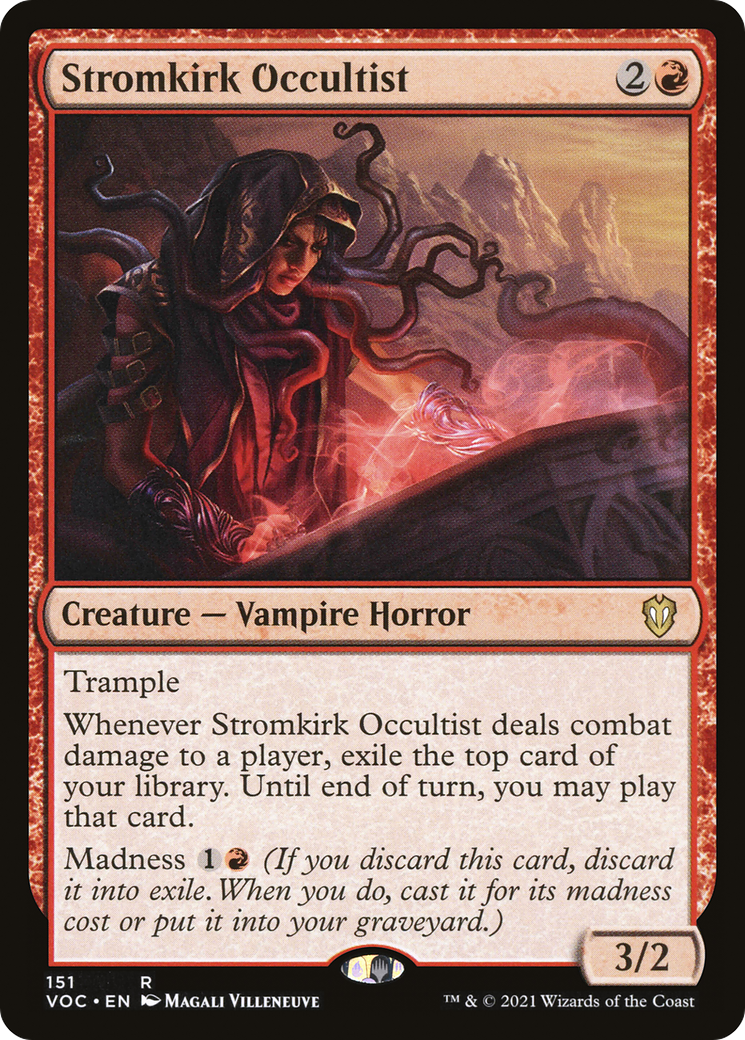 Stromkirk Occultist (151) - Crimson Vow Commander