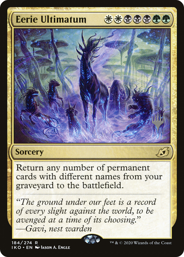 Eerie Ultimatum (184) Foil - Ikoria: Lair of Behemoths Promos