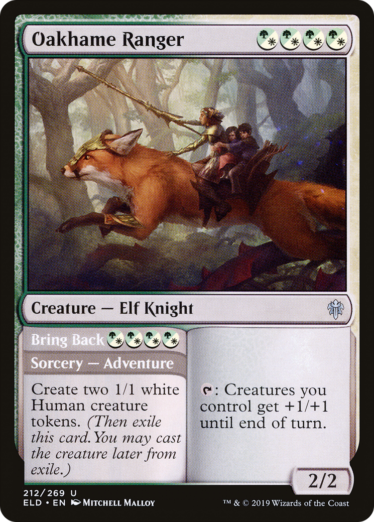 Oakhame Ranger (212) - Throne of Eldraine