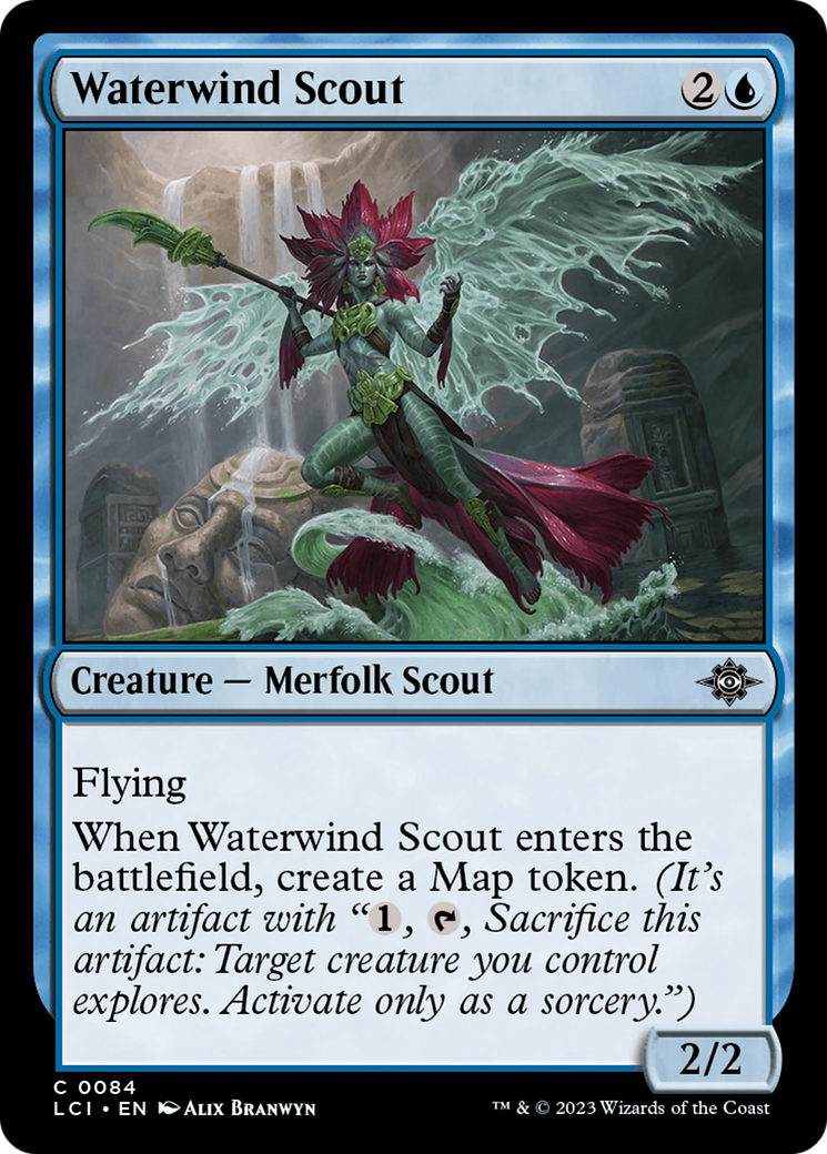 Waterwind Scout (084) - The Lost Caverns of Ixalan
