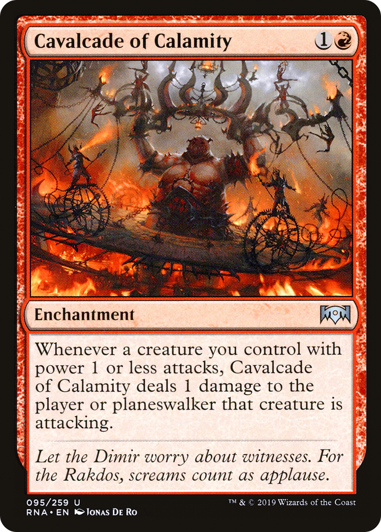 Cavalcade of Calamity [Ravnica Allegiance] Foil