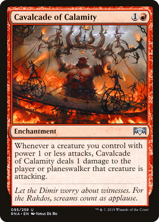Cavalcade of Calamity [Ravnica Allegiance] Foil