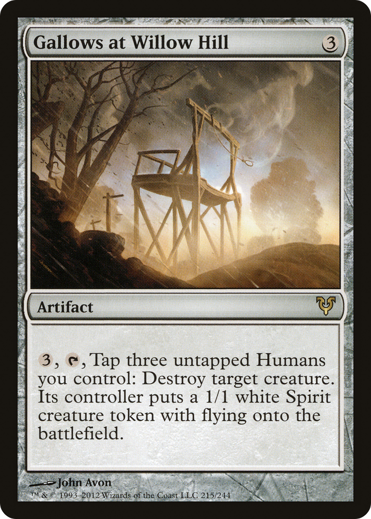 Gallows at Willow Hill (215) Foil - Avacyn Restored