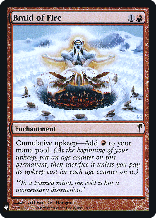 Braid of Fire (CSP-78) Foil - The List